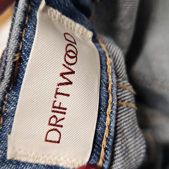 Driftwood Stretch Denim Lacey Straight Leg Jeans Women 34 New NWT - Picture 2 of 8